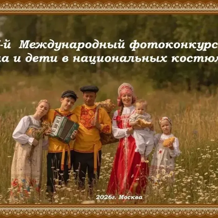 Сохраняя традиции: «Мама и дети в национальных костюмах»