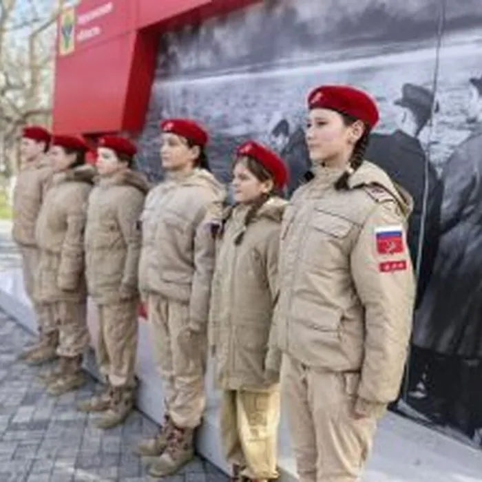 В Геническом парке прошло торжественное мероприятие в честь Дня защитника Отечества